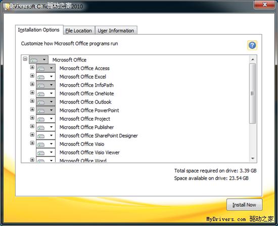 Office 2010°Build 4417